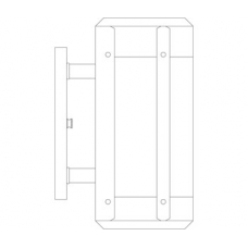 Berkeley Long Body Sconce Seven Inch